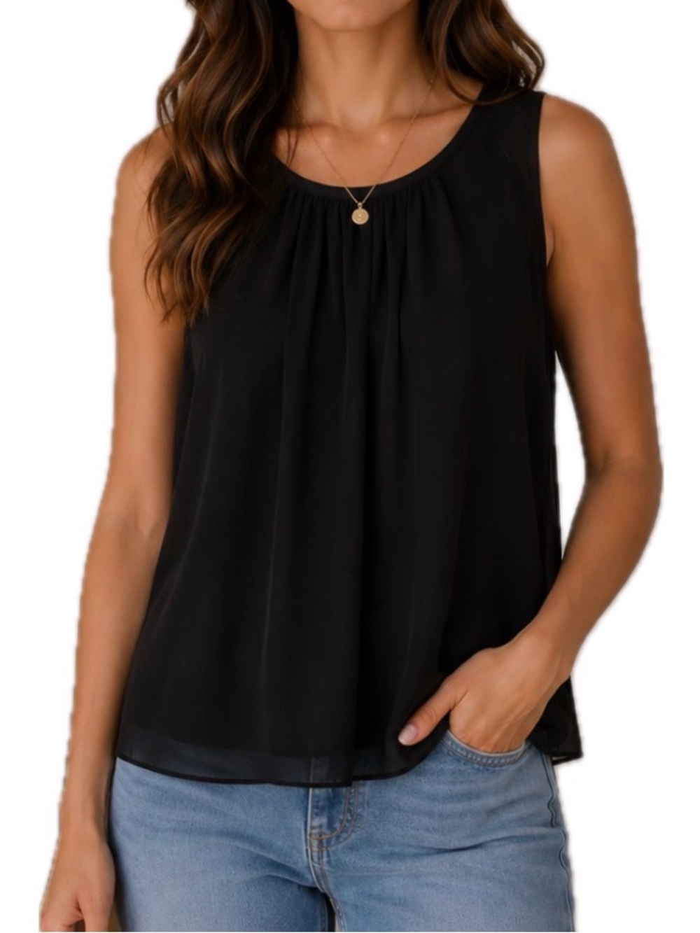 Covington Sleeveless Blouse. Size S‎